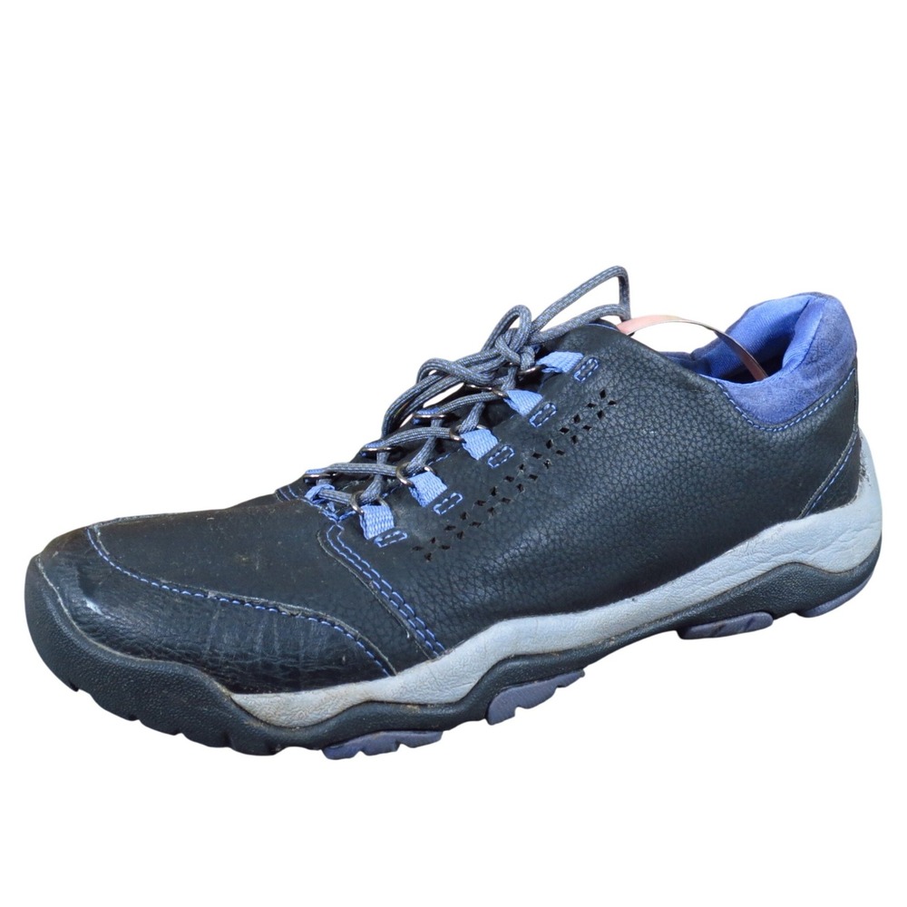 JBU Capri Women Casual Shoe Size 8 Walking Outdoor Everyday Black Blue Synthetic
